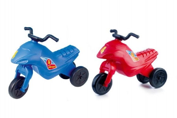 Odrážadlo Superbike 4 mini plast - výška sedadla 26cm - nosnosť do 25kg - od 18 mesiacov