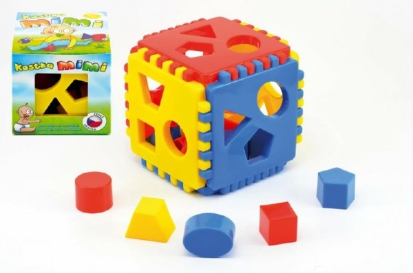Teddies Vkladacia kocka Mimi 1 plast 12,5x12,5x12,5cm od 6 mesiacov