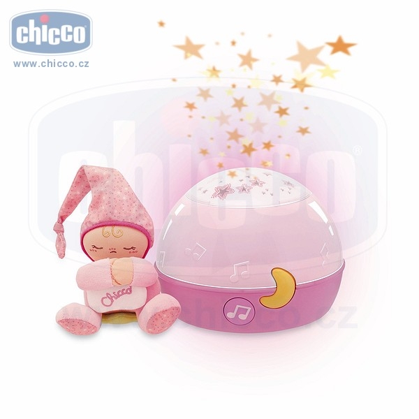 CHICCO Hrajúca nočná obloha - ružová