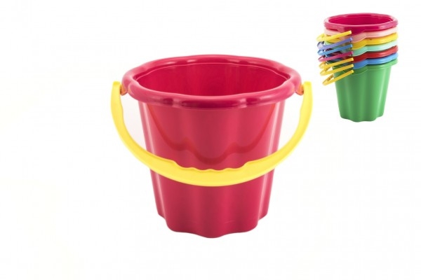 Teddies Vedierko na piesok plast 19cm 4 farby od 12 mesiacov