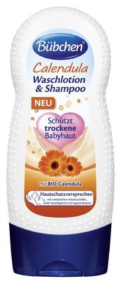 Nechtíkový umývací gel a šampón  Bübchen