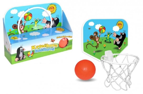 Teddies Kôš na basketbal Krtko 33x22cm plast v krabici
