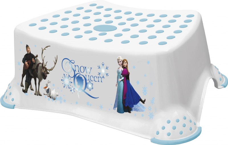Keeeper Stolička s protišmykovou funkciou - Frozen (FROZEN - STOLIčKA BIELA)