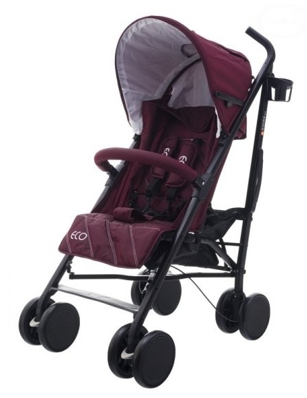 Euro Baby Športový kočík Eco Swiss design - purple red, K19