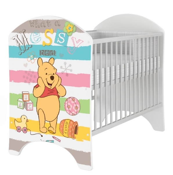 BabyBoo Dětská postieľka Disney Medvedík Pu a Prasiatko - 120x60cm