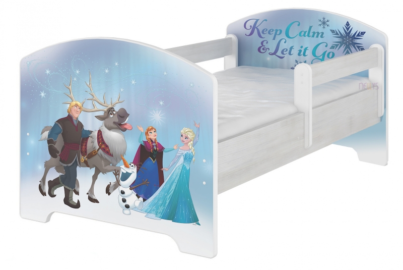 BabyBoo Detská posteľ Disney - FROZEN, 140x70 cm