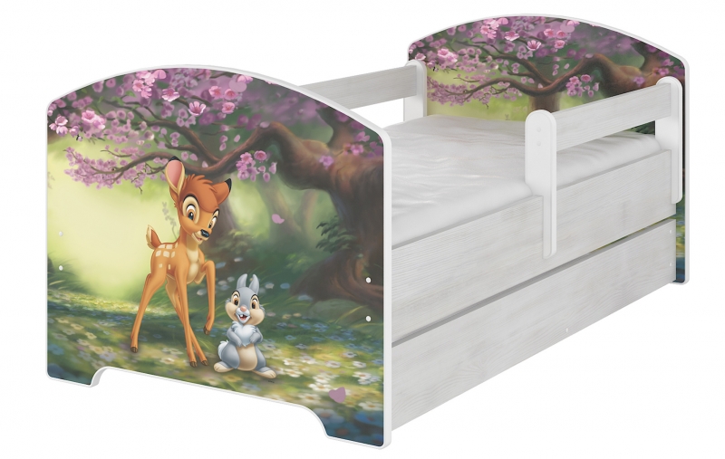 BabyBoo Detská postel Disney s šuplíkom - BAMBI, D19