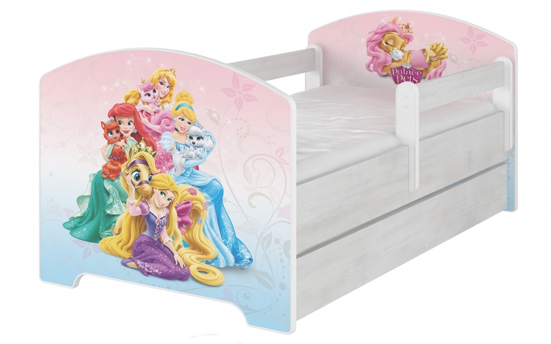 BabyBoo Detská postel Disney s šuplíkom - Palace Pets, D19