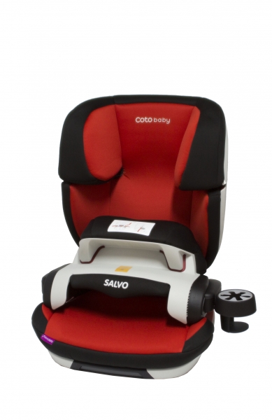 Coto Baby Autosedačka Sakvi Isofix - skupina 9-36 kg - červená (SALVO, FARBA: čERVENá, 9-36 KG.)