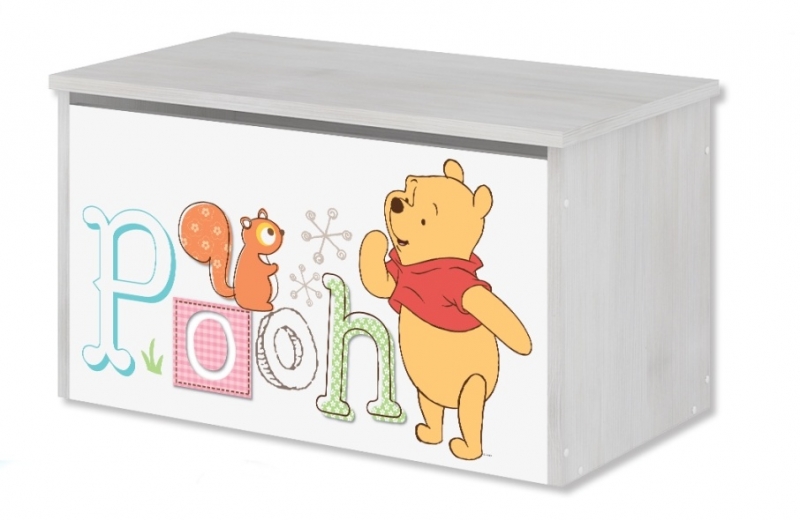 BabyBoo Box na hračky, truhla Disney - Medvedík PÚ a prasiatko, D19