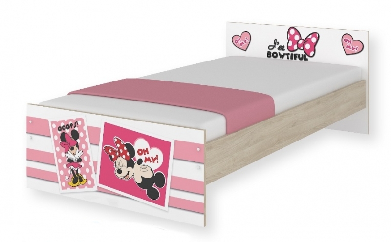 BabyBoo Detská junior posteľ Disney - Minnie UPS, 180x90 cm