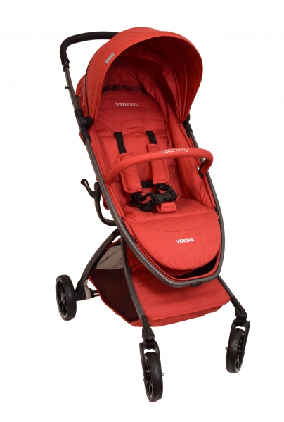 Coto Baby Kočík Verona Comfort Line - Red Linen