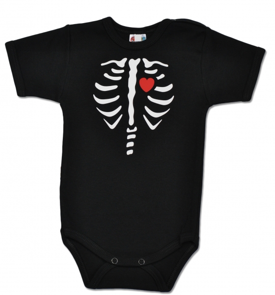 DEJNA Body krátký rukáv HEART - čierne, veľ. 62