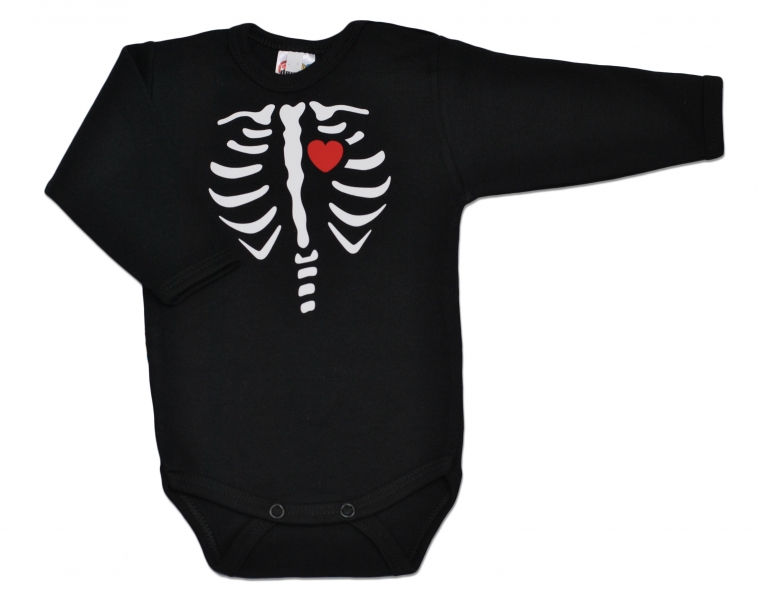 DEJNA Body dl. rukáv RED HEART - čierne