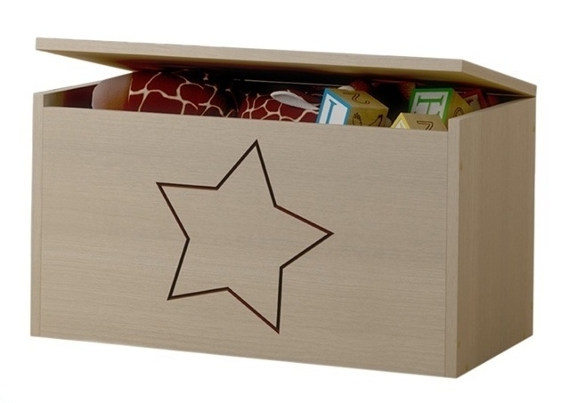 BabyBoo Box na hračky, truhlička Hviezda ku kolekcii Žirafka
