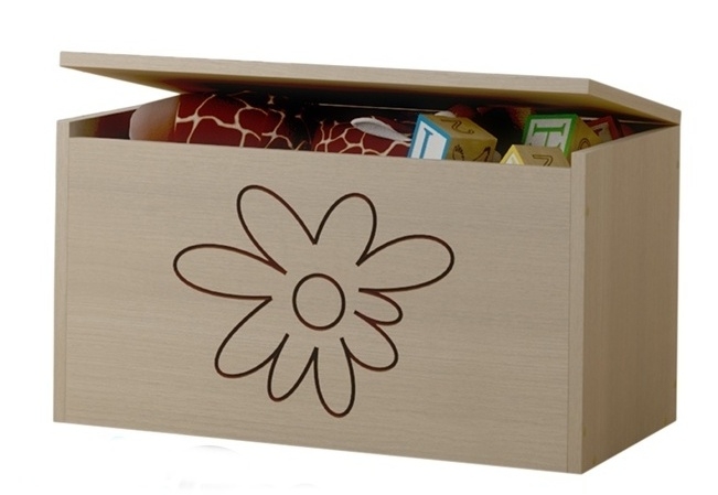 BabyBoo Box na hračky, truhlička Kvetinka