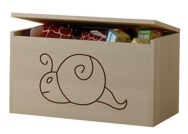 BabyBoo Box na hračky, truhlička Šnek