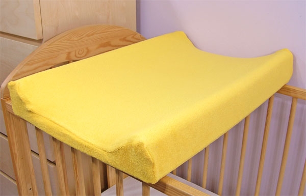 Baby Nellys Jersey poťah na prebaľovaciu podložku žltý