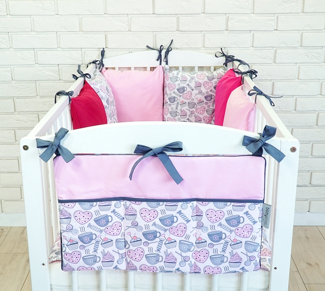 Vreckár nielen na hračky Baby Nellys ®  BE LOVE RETRO - č. 07