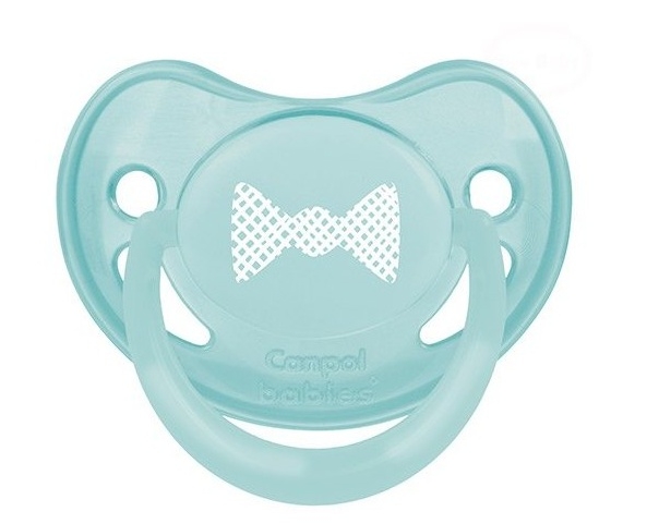 Dudlík Canpol Babies - Pastel 6-18m - zelený (KOD: CA 22/420 KOLEKCIA: PASTEL, VEL. 6-18M, ZKOSENá)