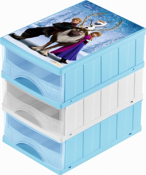 Keeeper Boxy na hračky - zásuvky Frozen (BOXY NA HRAčKY - ZáSUVKY FROZEN)