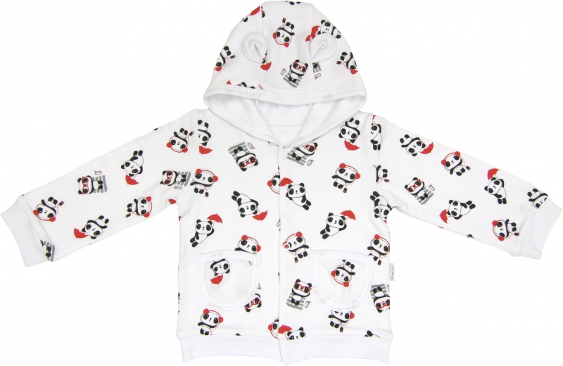 Detská mikina s kapucňou Panda, roz. 92
