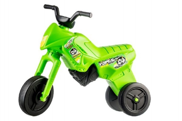 Teddies Odrážadlo Enduro Yupee zelené veľké plast výška sedadla 31cm nosnosť do 25kg 12m +