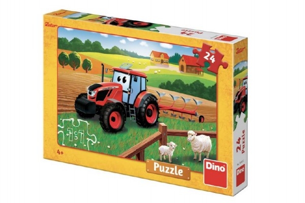 Teddies Puzzle Zetor orba 26x18 cm 24 dielikov v krabici 27x19x4cm (1 KS, OD 4 ROKOV)