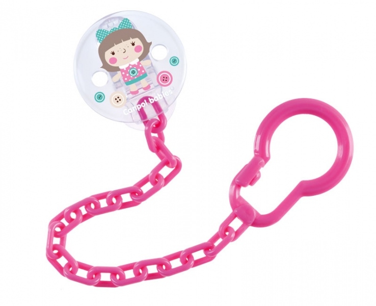 Canpol babies Retiazka na cumlík Toys - ružový