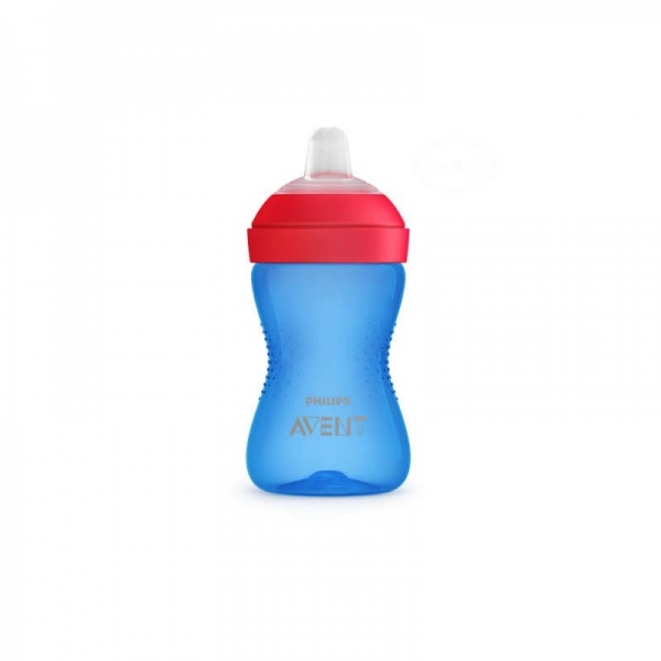 AVENT Netečúci hrnček 300 ml, jemný náustok - modrá