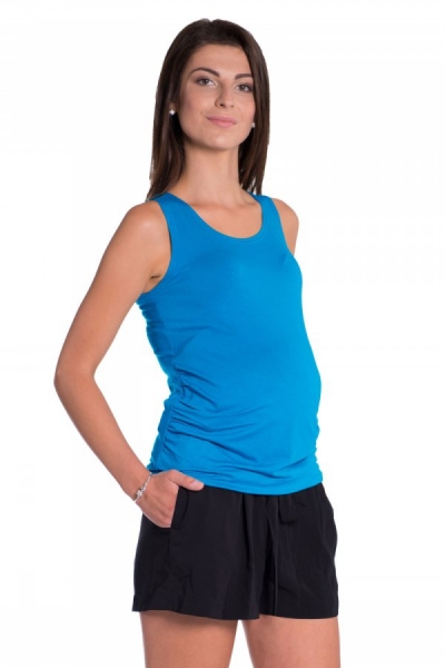 Be MaaMaa Top/tielko nielen pre tehotné - tyrkys, vel´. L/XL