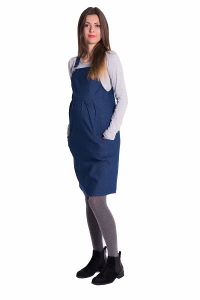 Tehotenské šaty - jeans veľ.  XL