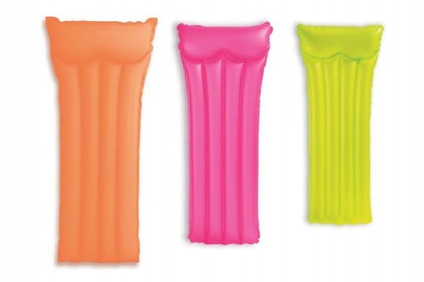 Teddies Lehátko nafukovacie neon 183x76cm asst 3 farby v sáčku
