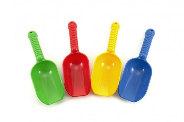 Teddies kupecká lopatka plast 24cm asst 4 farby 12m +