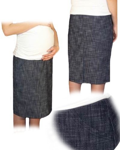 Tehotenská športová sukňa s vreckami melirovaný granát, veľ. XL