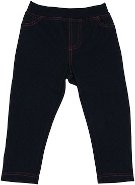 Detské bavlnené jednofarebné legíny - jeans, veľ. 92
