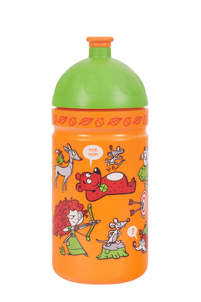 R&B Mědílek s.r.o. Zdravá fľaša - 0.5l - Rebelka, oranžová