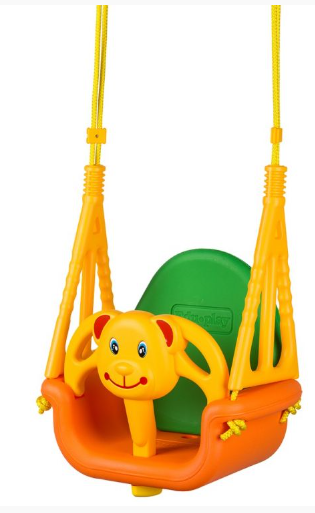 Eco toys Záhradná hojdačka 3v1 - Medvedík (ZáHRADNá HOJDAčKA, VEK: 6M - 7 ROKOV)