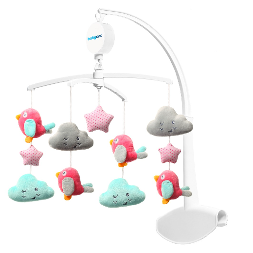 BabyOno Kolotoč nad postieľku - mráčika a vtáčiky
