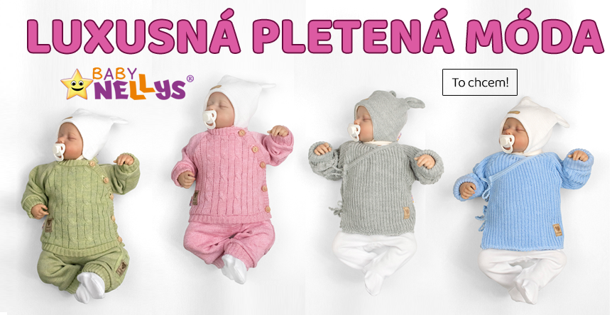 Luxusná pletená móda od českej značky Baby Nellys pre Vašich najmenších
